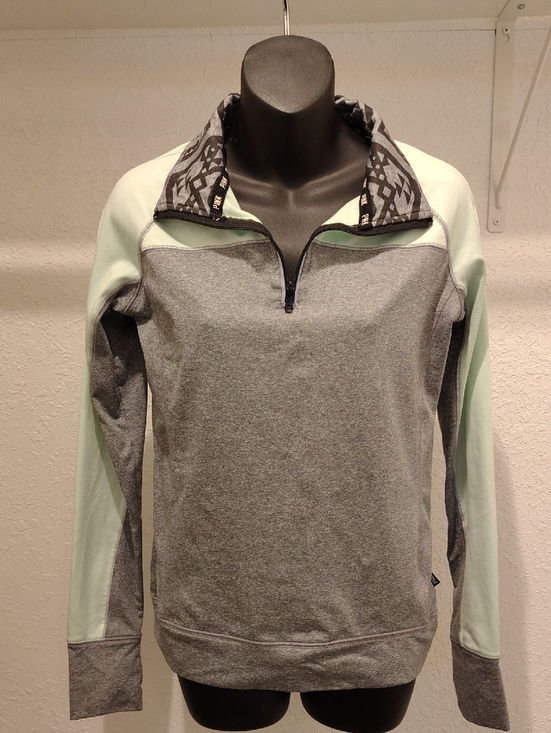 Victoria's Secret Other - Victoria's Secret PINK Light Mint and Heather Gray Pullover